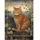 DUTCH LADY DESIGNS GREETING CARD Cats 4